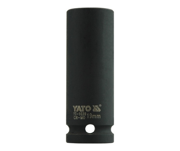 YATO Nástavec 1/2" rázový šestihranný hluboký 19 mm CrMo