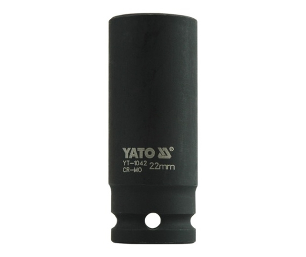 YATO Nástavec 1/2" rázový šestihranný hluboký 22 mm CrMo