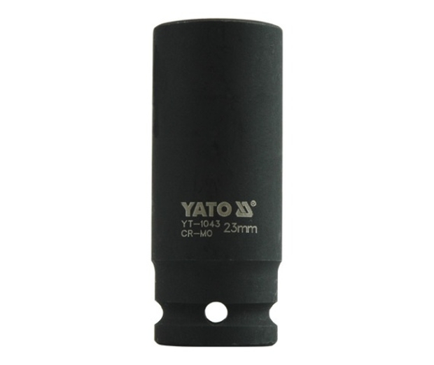 YATO Nástavec 1/2" rázový šestihranný hluboký 23 mm CrMo