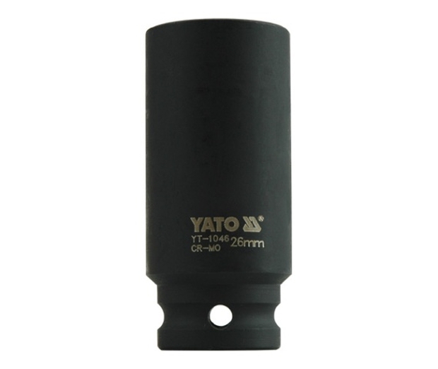 YATO Nástavec 1/2" rázový šestihranný hluboký 26 mm CrMo