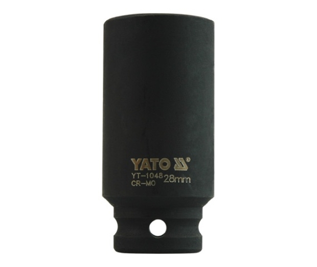 YATO Nástavec 1/2" rázový šestihranný hluboký 28 mm CrMo