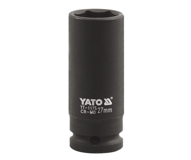 YATO Nástavec 1" rázový šestihranný hluboký 27 mm CrMo
