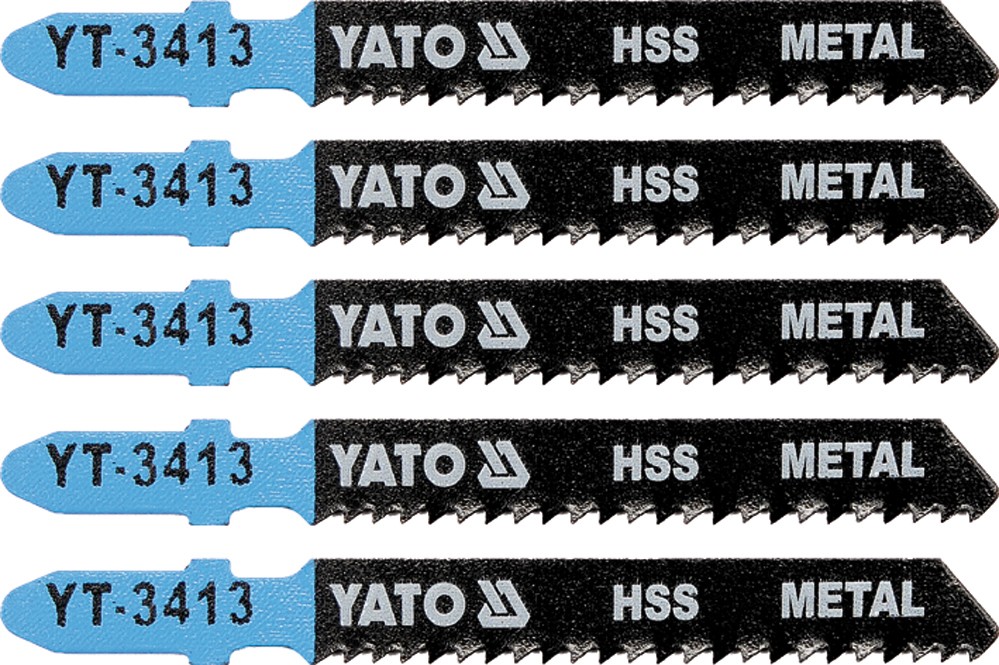 YATO List pilový do přímočaré pily na kov typ T 12TPI sada 5 ks