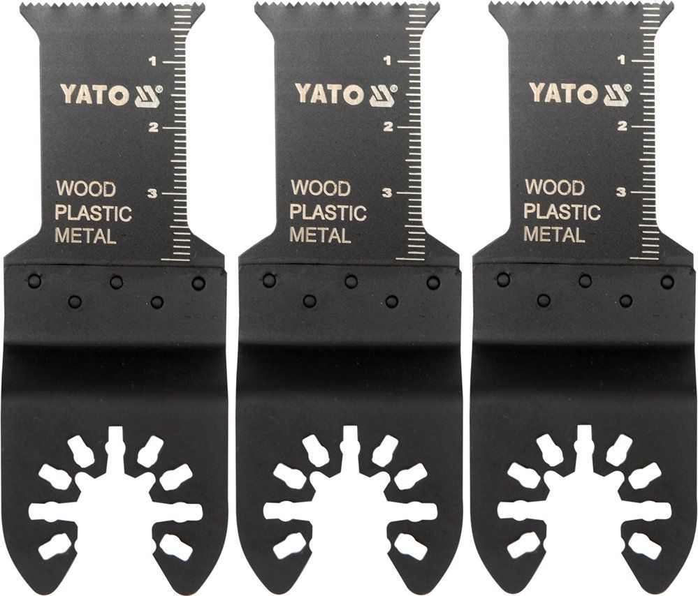 YATO Pilový list na ponor. řezy BIM pro multifunkci, 28,5mm (dřevo, plast, kov), sada 3ks