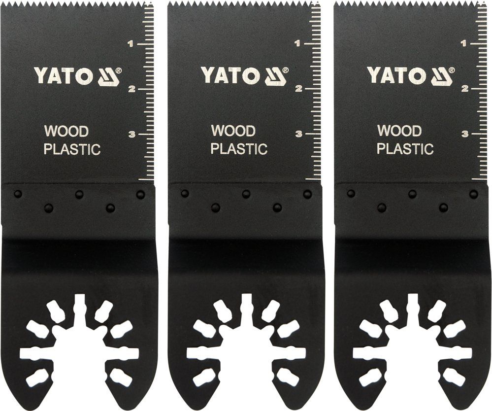 YATO Pilový list na ponor. řezy HCS pro multifunkci, 34mm (dřevo, plast), sada 3ks