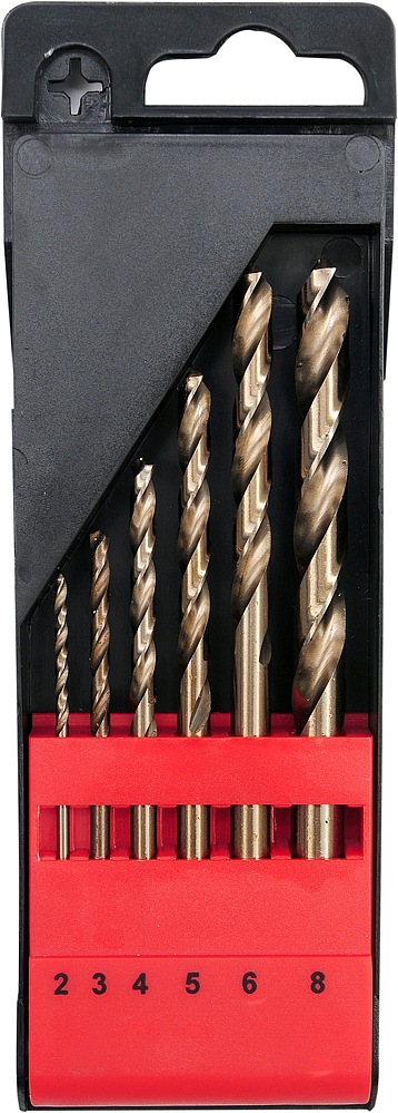YATO Sada vrtáků na kov 6ks HSS-COBALT 2-8mm