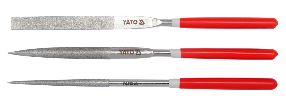 YATO Sada pilníků jehlových diamantových 5 x 180 mm 3 ks
