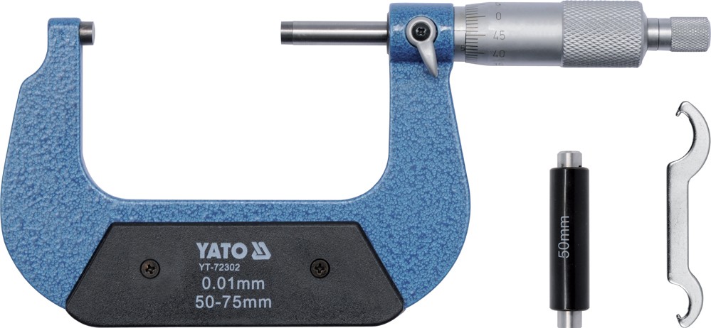 YATO Mikrometr mechanický 50-75mm+00,01mm