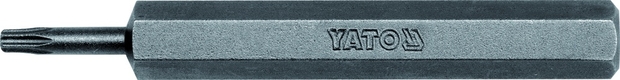 YATO Bit TORX s otvorem 8 mm T10 x 70 mm 20 ks