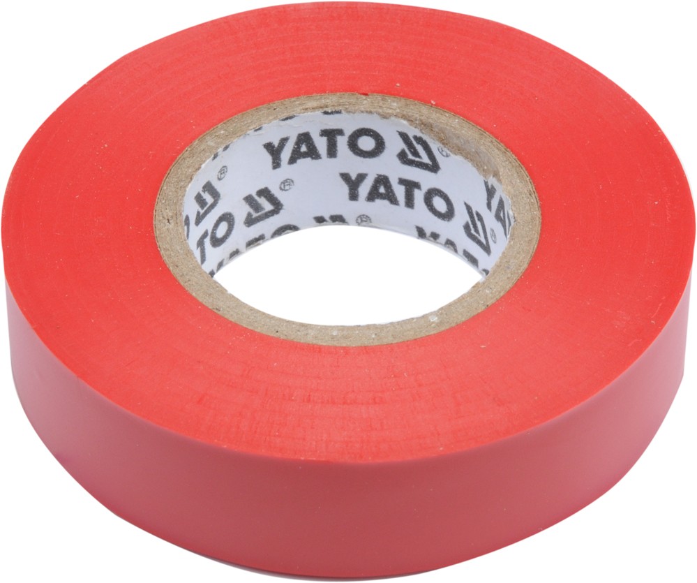 YATO Izolační páska elektrikářská PVC 15mm / 20m červená
