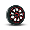 10093 1 nrm poklice 14 quad bicolor black red 4 ks b