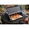 Pizza pec SALERNO s dvířky a teploměrem 40x35,5x21cm