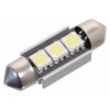 Žárovka 3 SMD LED 12V suf. SV8.5 36mm s rezistorem CAN-BUS ready bílá