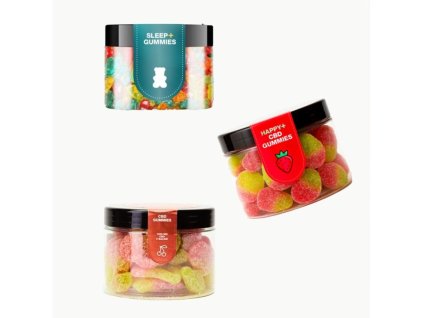 AKCE CBD Třešně + Sladká Jahoda + Na Noc Plus