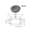 Průchodka DN 32