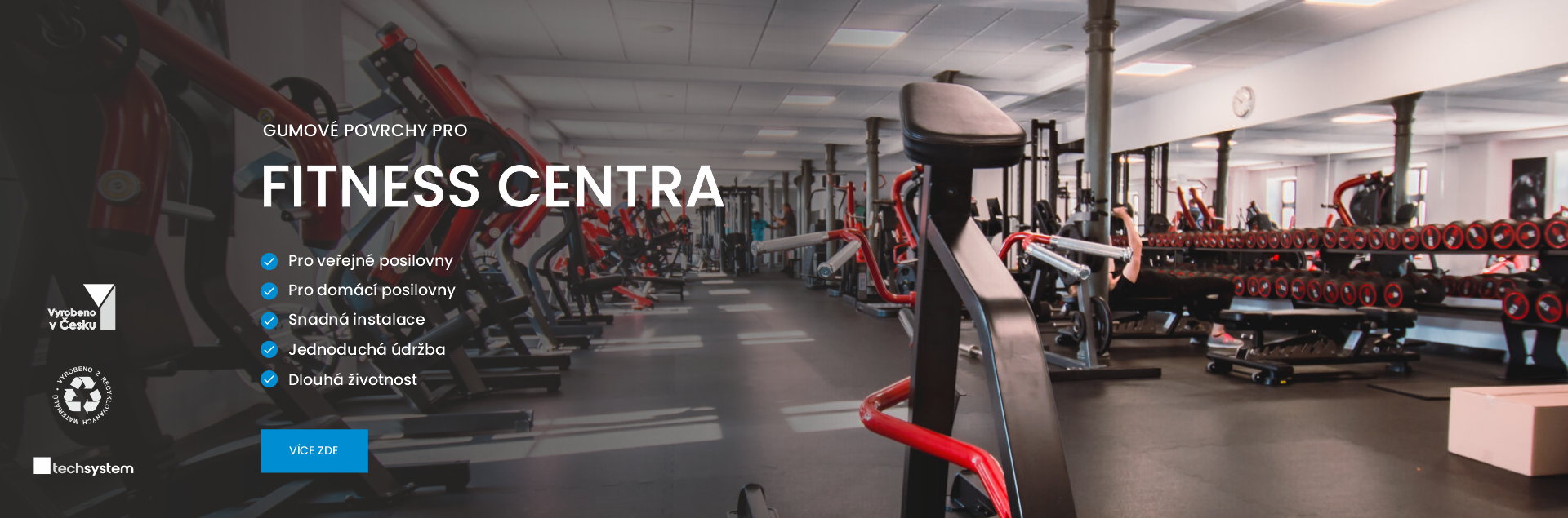 Fitness centra a sportoviště