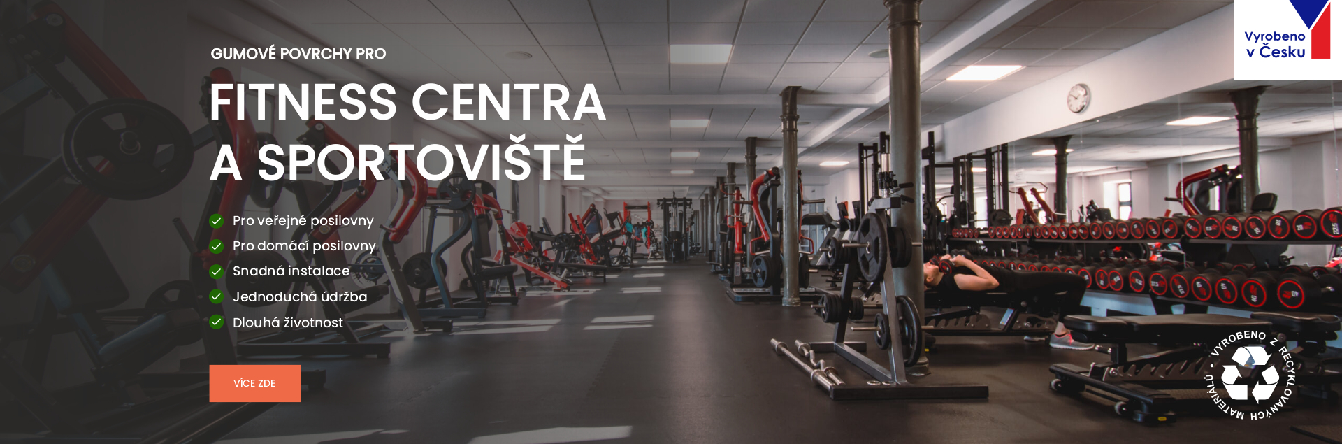 Fitness centra a sportoviště