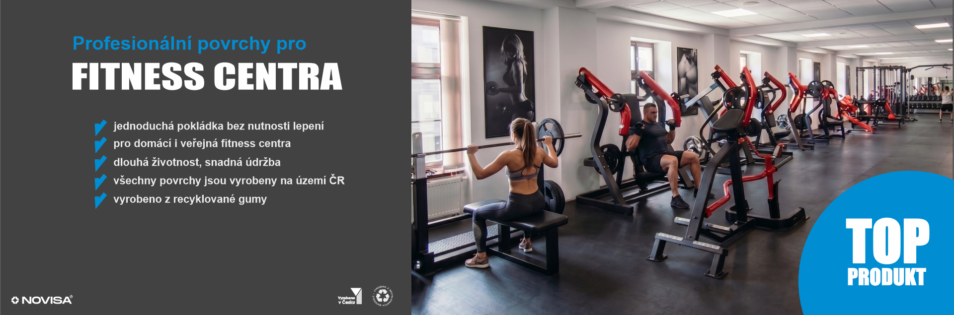 Fitness centra a sportoviště