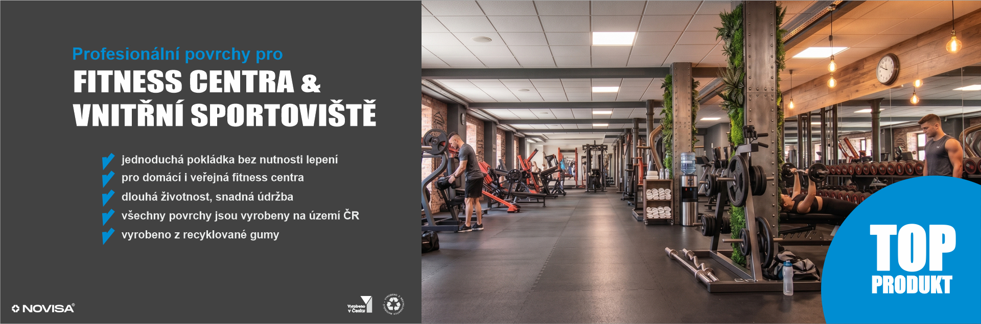 Fitness centra a sportoviště