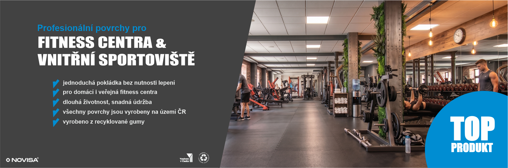 Fitness centra a sportoviště