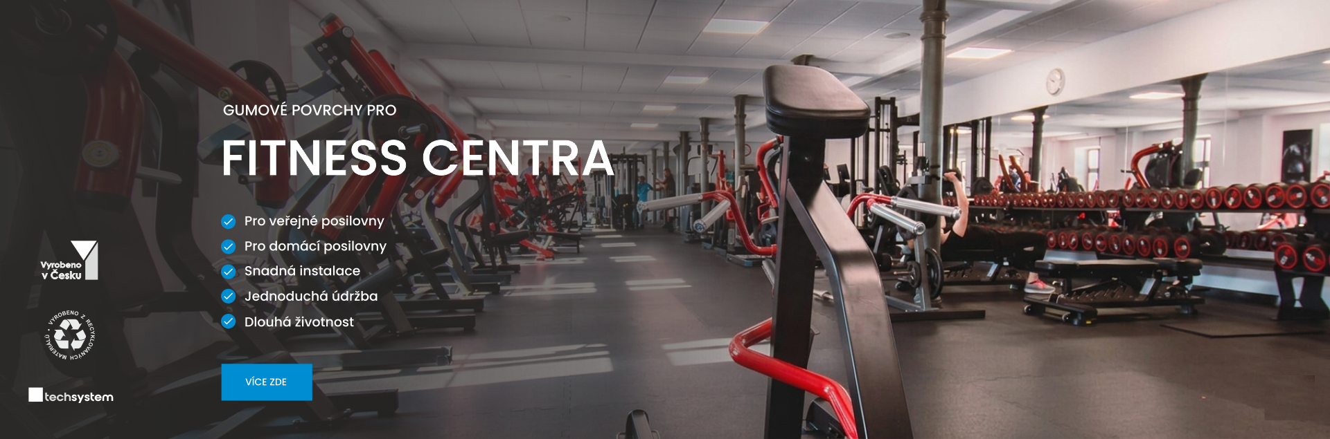 Fitness centra a sportoviště