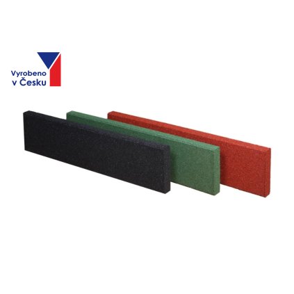 Gumový obrubník vyrobený v CR