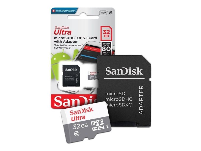 San Disk Ultra 32GB paměťová karta