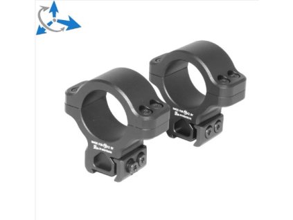 Dvoudílná montáž CZ 457, CZ 455, CZ 512 | 1" [25,4mm]