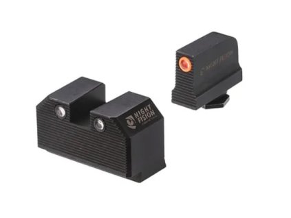 Pevná tritiová mířidla Glock 17 MOS, 19 MOS, 26 MOS, 34 MOS