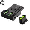 cz p 10 adjustable sight set with fiber optics type b green green 1.5mm 3075