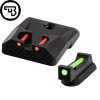 cz p 10 fixed sight set with fiber optics red green 1.0mm 3123