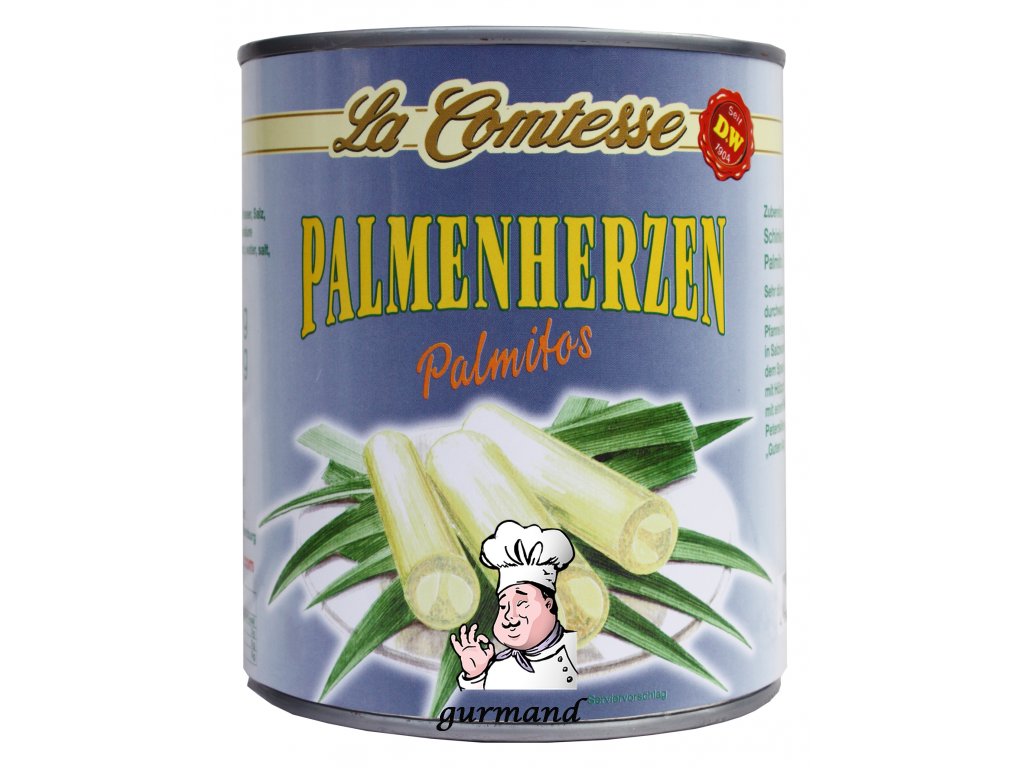 La Comtesse  Palmitos, palmová srdíčka 800/500g