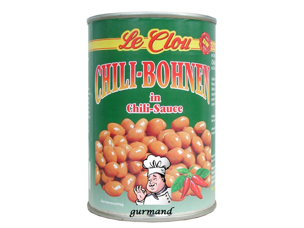 Le Clou Chili fazole v chili omáčce 400/240g