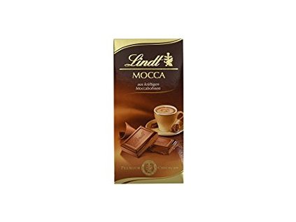 Lindt Mocca Mléčná čokoláda s mokka krémem 52% 100g