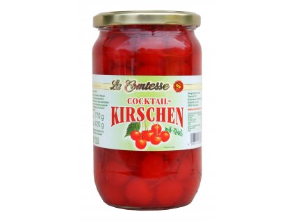 La Comtesse Třešně koktejlové červené se stopkou 770/420g