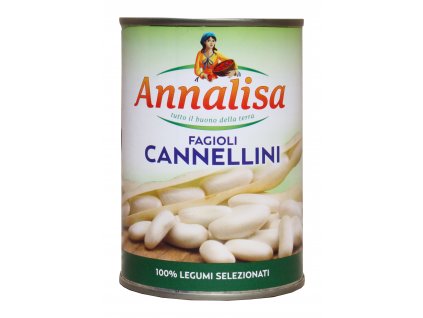 Annalisa  Bílé fazole Cannellini 400/240g
