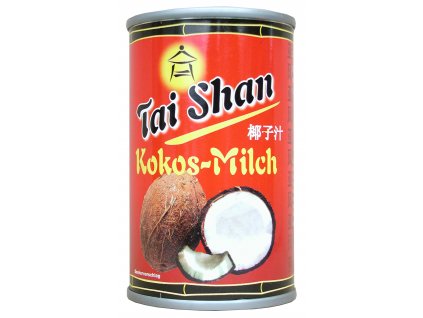 Tai Shan  Kokosové mléko 17-19% t.v.s. neslazené 165ml