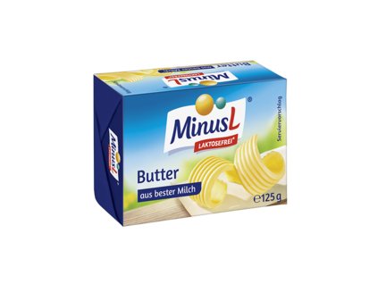 MinusL Máslo 82% t.v.s. se sníženým obsahem laktózy 125g