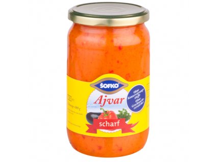 Šofko  Ajvar ostrý 680g