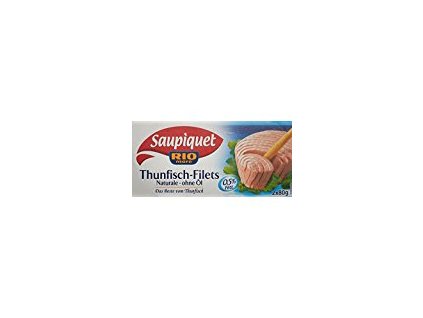 Saupiquet  Tuňák řezy "naturale" 2x80g