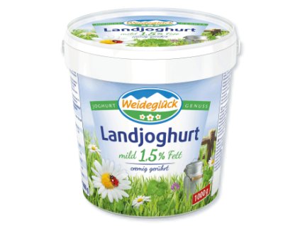 Weideglück Jogurt bílý 1,5% t.v.s. 1kg