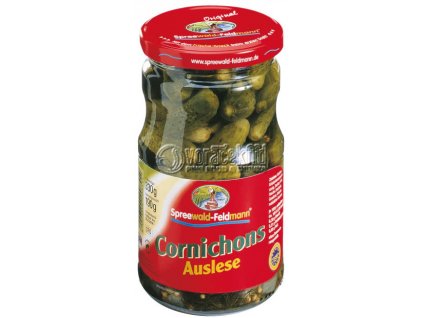 Spreewald Feldmann  Cornichons výběrové mini okurčičky 330/190g