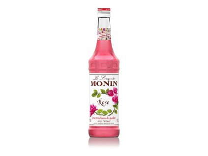 Monin Rose Růžový sirup 0,7l