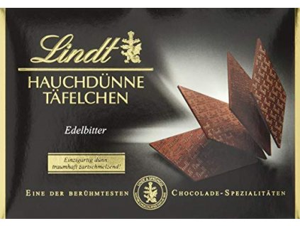 Lindt Hauchdünne Täfelchen Edelbitter Hořká plátková čokoláda 125g