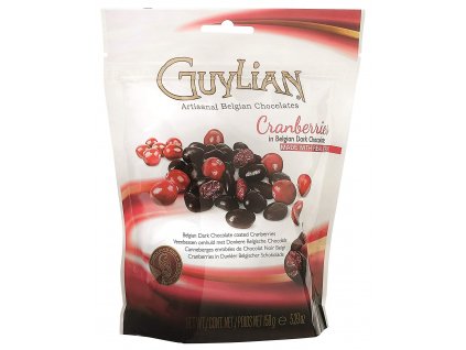 Guylian Brusinky (Cranberries) v hořké čokoládě 150g