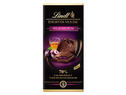 Lindt Edelbitter Mousse Pflaume-Rum 150g