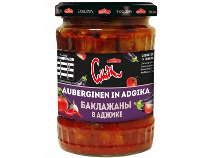 Auberginen in Adžika - pečený lilek v ostré rajčato-paprikové omáčce 530g