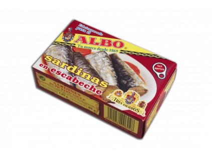 Sardinky "Escabeche" marinované 120/85g