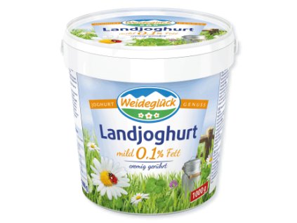 Weideglück Jogurt bílý 0,1% t.v.s. 1kg