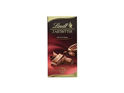 Lindt Zartbitter Hořká čokoláda s 52% kakaa 100g